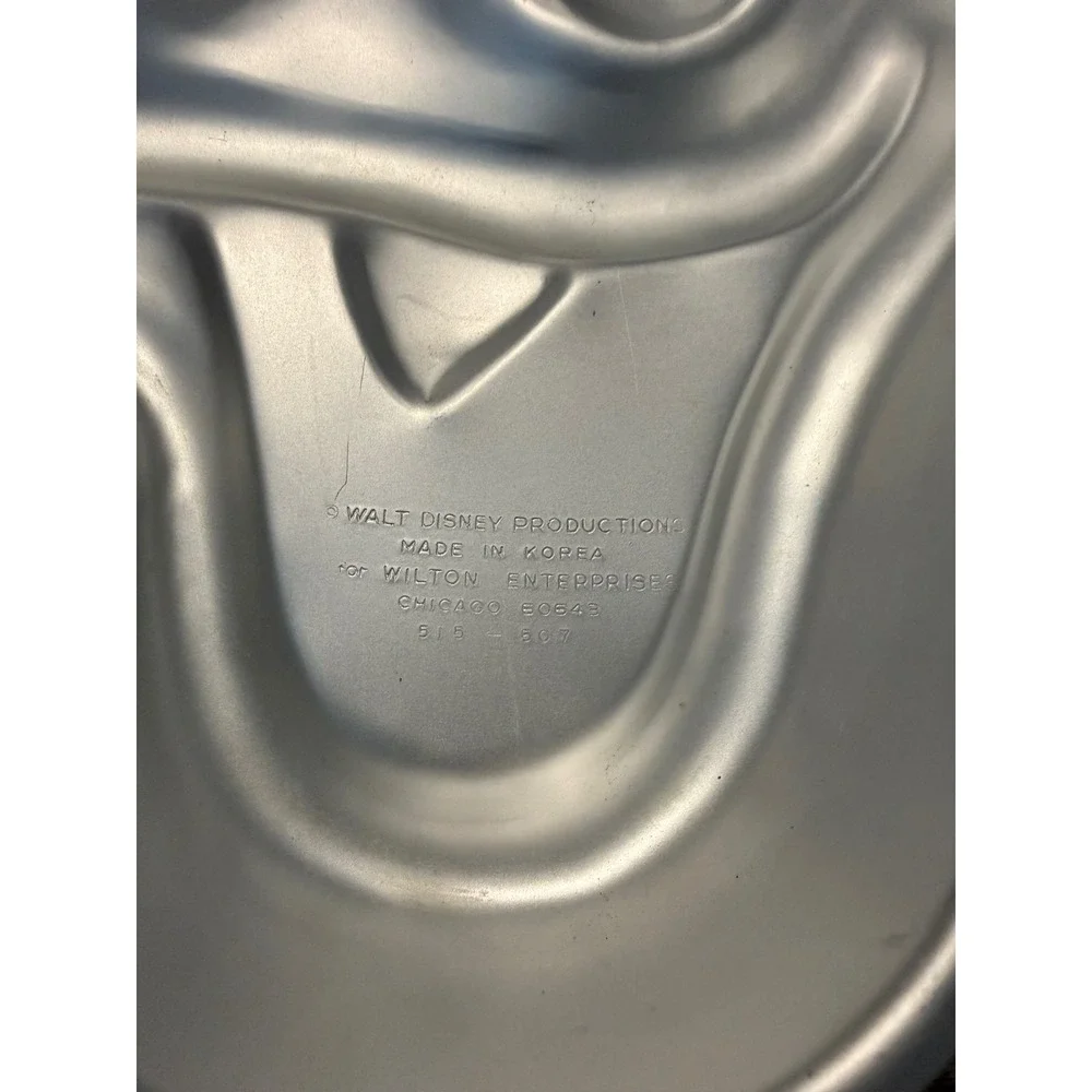 Wilton Donald Duck Cake Pan Vintage Disney Aluminum‎ Bakeware 515-507 Korea